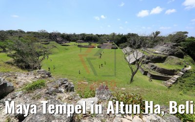 Maya Tempel in Altun Ha, Belize 20.02.2019
