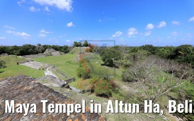 Maya Tempel in Altun Ha, Belize 20.02.2019