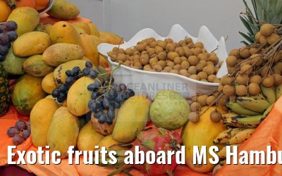 Exotic fruits aboard MS Hamburg 19.02.2016