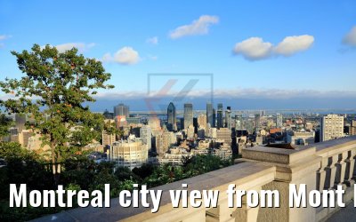 Montreal city view from Mont Royal