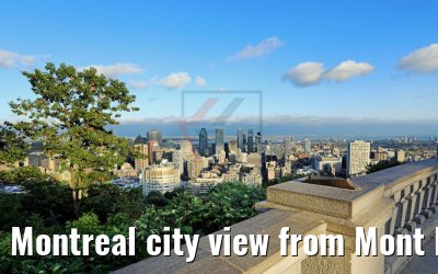 Montreal city view from Mont Royal