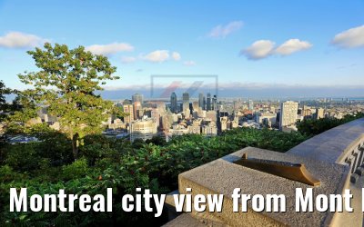 Montreal city view from Mont Royal
