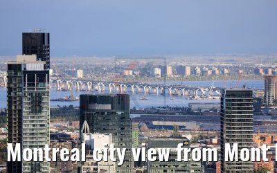 Montreal city view from Mont Royal