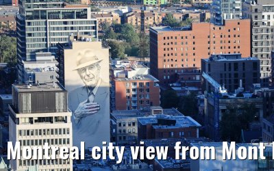Montreal city view from Mont Royal