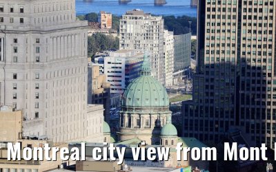 Montreal city view from Mont Royal