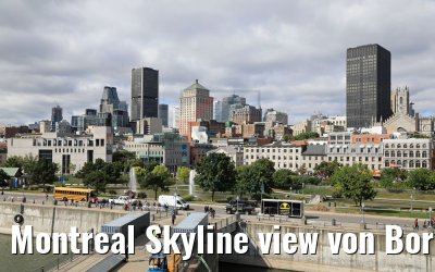 Montreal Skyline view von Bord MS Hamburg