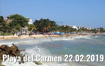 Playa del Carmen 22.02.2019
