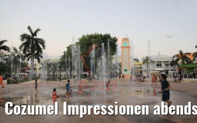 Cozumel Impressionen abends 23.02.2019