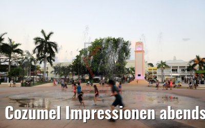Cozumel Impressionen abends 23.02.2019