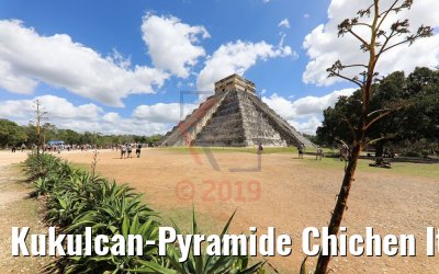 Kukulcan-Pyramide Chichen Itza, Mexico, Yucatan 23.02.2019