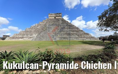 Kukulcan-Pyramide Chichen Itza, Mexico, Yucatan 23.02.2019