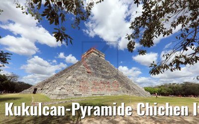 Kukulcan-Pyramide Chichen Itza, Mexico, Yucatan 23.02.2019