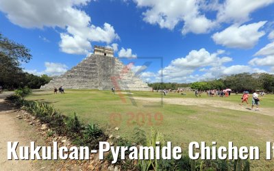 Kukulcan-Pyramide Chichen Itza, Mexico, Yucatan 23.02.2019