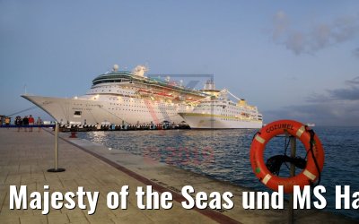 Majesty of the Seas und MS Hamburg Cozumel 23.02.2019