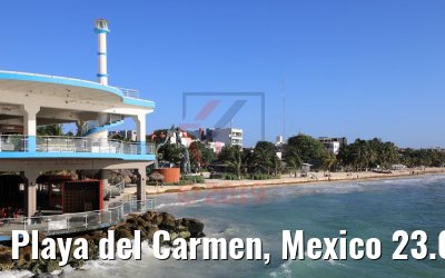 Playa del Carmen, Mexico 23.02.2019