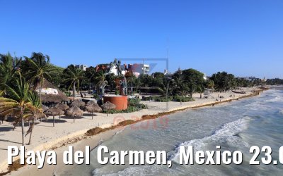 Playa del Carmen, Mexico 23.02.2019