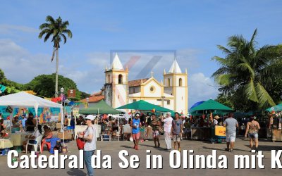 Catedral da Se in Olinda mit Karneval