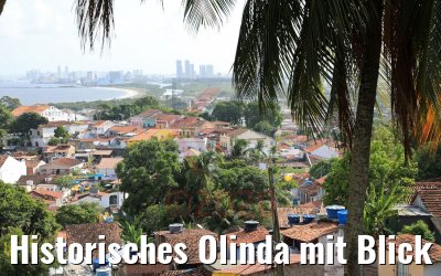 Historisches Olinda mit Blick auf Recife