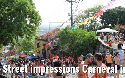 Street impressions Carneval in Olinda, Brasil