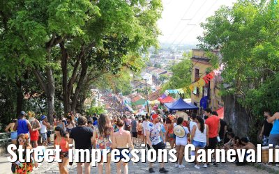 Street impressions Carneval in Olinda, Brasil