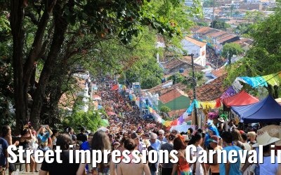 Street impressions Carneval in Olinda, Brasil