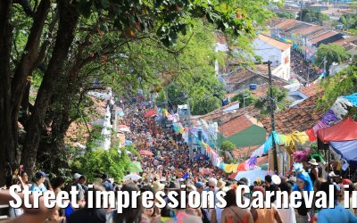 Street impressions Carneval in Olinda, Brasil