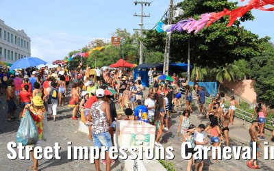 Street impressions Carneval in Olinda, Brasil