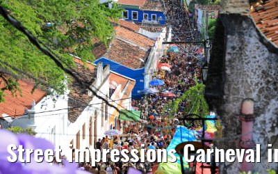 Street impressions Carneval in Olinda, Brasil