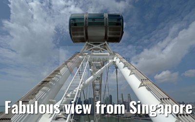 Fabulous view from Singapore Flyer 22.02.2016