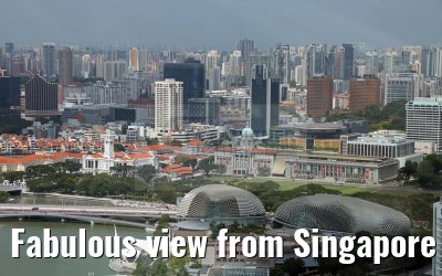 Fabulous view from Singapore Flyer 22.02.2016