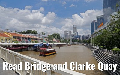 Read Bridge and Clarke Quay Singapore 22.02.2016