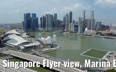 Singapore Flyer view, Marina Bay Sands, Art Science Museum, Skyline 22.02.2016