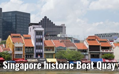 Singapore historic Boat Quay 22.02.2016