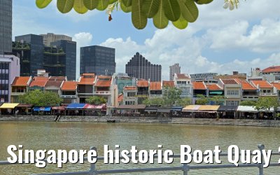 Singapore historic Boat Quay 22.02.2016
