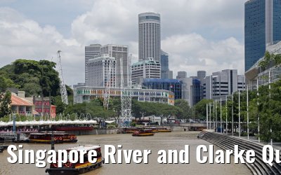 Singapore River and Clarke Quay 22.02.2016