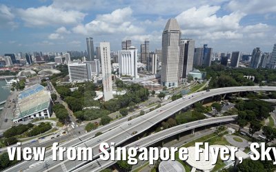 view from Singapore Flyer, Skyline Singapore 22.02.2016
