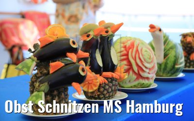Obst Schnitzen MS Hamburg