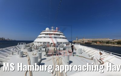 MS Hamburg approaching Havana 25.02.2019