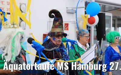 Äquatortaufe MS Hamburg 27.02.2020