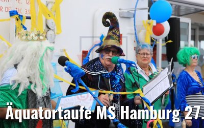 Äquatortaufe MS Hamburg 27.02.2020