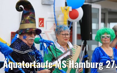 Äquatortaufe MS Hamburg 27.02.2020