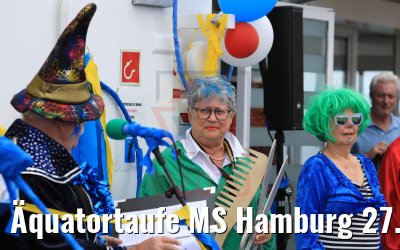 Äquatortaufe MS Hamburg 27.02.2020