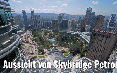 Aussicht von Skybridge Petronas Tower 29.01.2016
