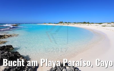 Bucht am Playa Paraiso, Cayo Largo 02.12.2017