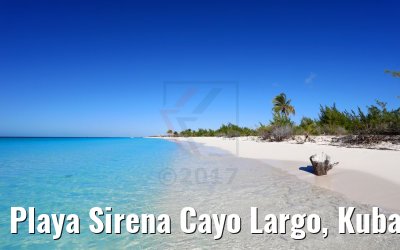 Playa Sirena Cayo Largo, Kuba 02.12.2017