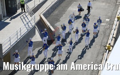 Musikgruppe am America Cruise Terminal Göteborg 04.06.2018