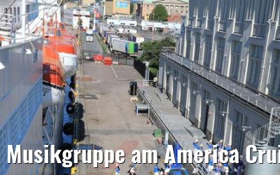 Musikgruppe am America Cruise Terminal Göteborg 04.06.2018