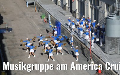 Musikgruppe am America Cruise Terminal Göteborg 04.06.2018