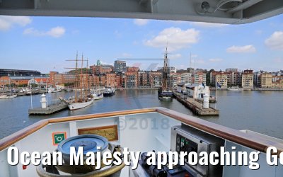 Ocean Majesty approaching Gothenburg 04.06.2018