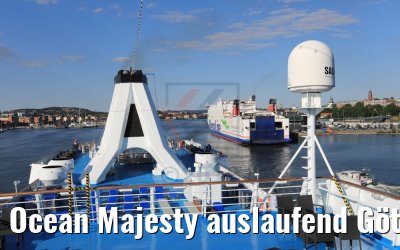 Ocean Majesty auslaufend Göteborg 04.06.2018